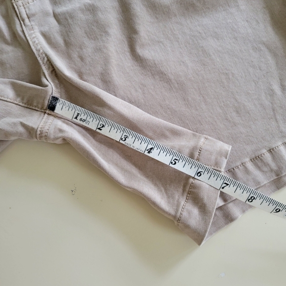 Kut From the Kloth Catherine Short Tan Cotton Stretch Shorts NEW - Picture 6 of 7